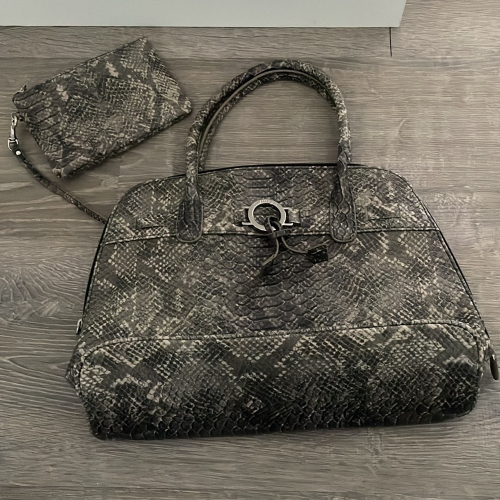 Snake Patterned Purse and Wallet